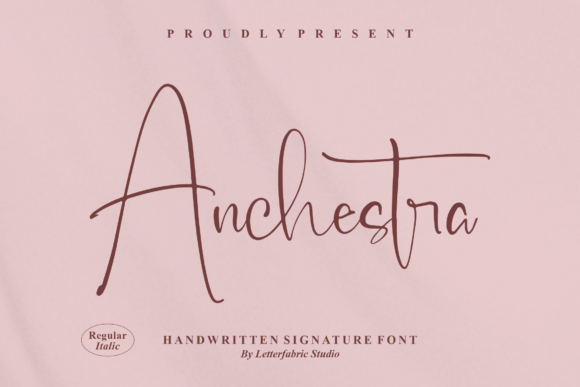 Anchestra: A Handwritten Font for Business Branding
