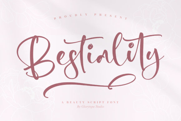 Bestiality Font for Business Branding