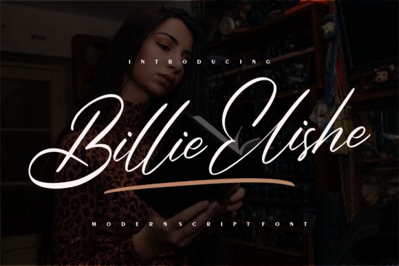 Billie Elishe: A Script Font for Creative Campaigns