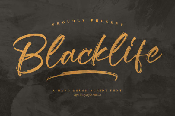Blacklife: A Script Font for Bold Campaigns