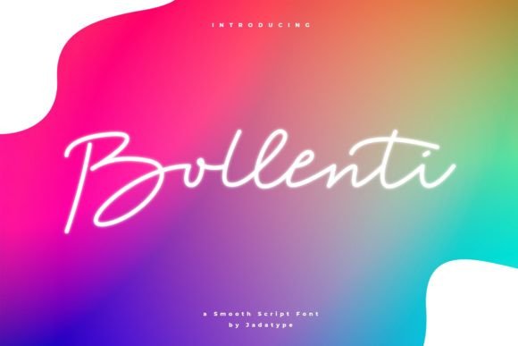 Bollenti: A Playful Script Font for Crafters
