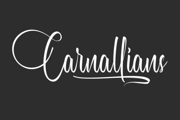 Carnallians: A Luxurious Script Font for Business