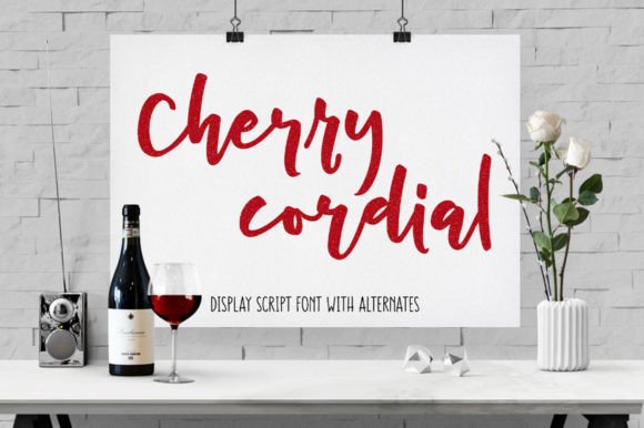 Cherry Cordial: A Script Font for Creative Branding