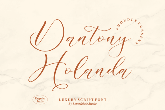 Dantony Holanda: A Stylish Script Font