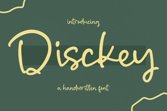 Disckey Font Review: A Handwritten Typeface for Creative Branding