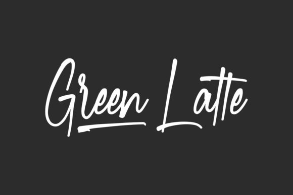 Green Latte: A Font for Bold Branding
