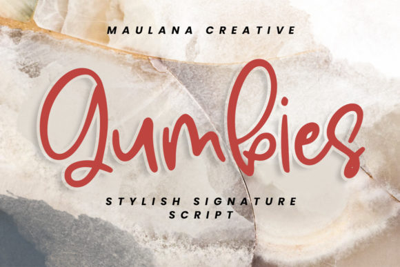 Gumbies: A Script Font for Creative Design