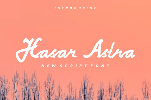 Hasar Astra: Elegant Script for Web Design