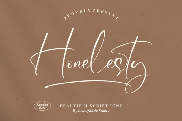 Honelesty – Beautiful Script Font