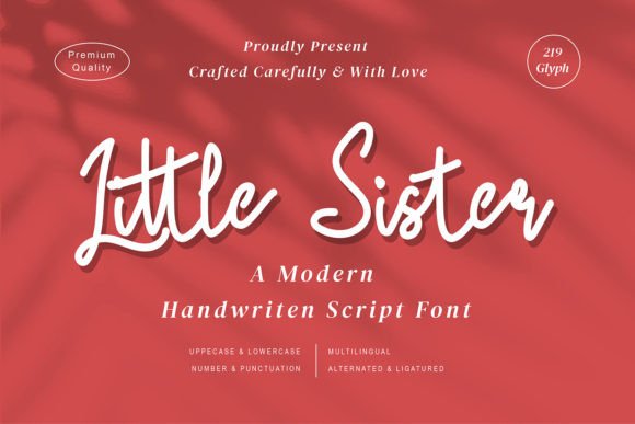 Little Sister: A Script Font for Creative Campaigns