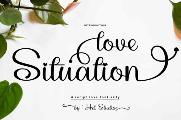 Love Situation Font for Editorial Design