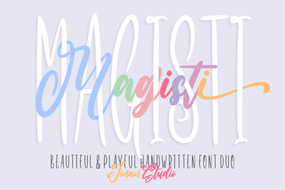 Magisti Duo: A Stylish Typeface for Web Design Projects