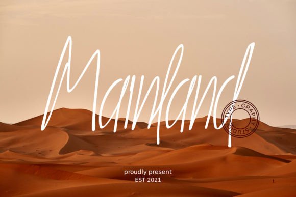 Mainland: A Script Font for Impactful Campaigns