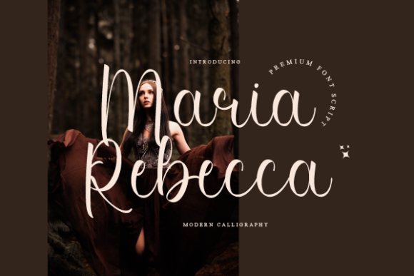 Maria Rebecca: A Script Font for Elegant Design