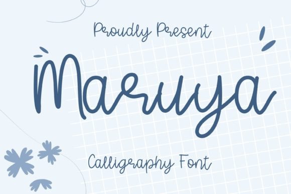 Maruya: A Script Font for Elegant Design