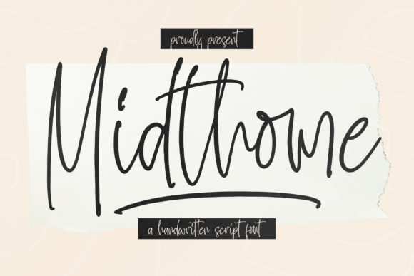 Midthome – Elegant Script Font