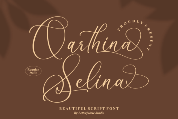 Qarthina Selina: A Script Font for Elegant Design