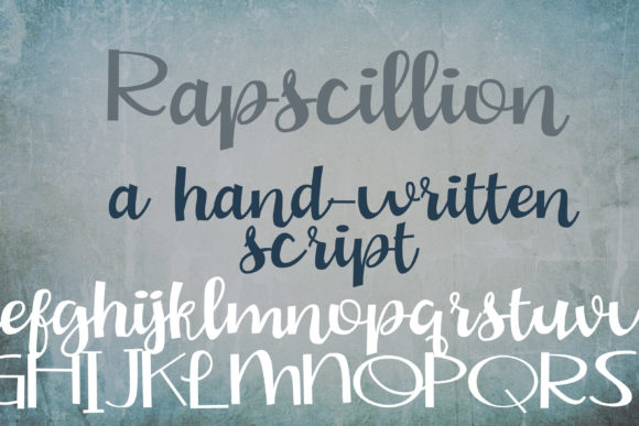 Rapscillion: A Font That Adds Romance to Business