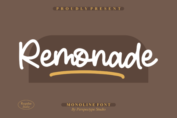 Remonade: A Script Font for Elegant Design