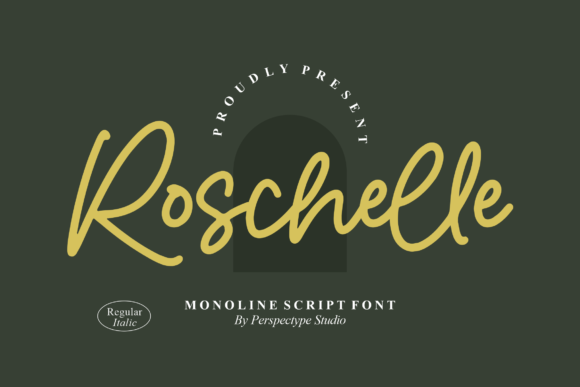 Roschelle: A Script Font for Elegant Design