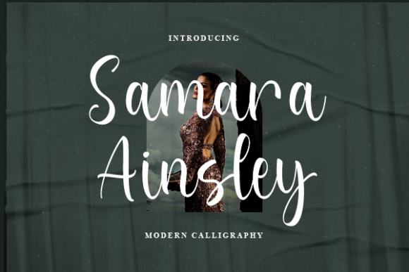 Samara Ainsley: A Script Font for Creative Expression