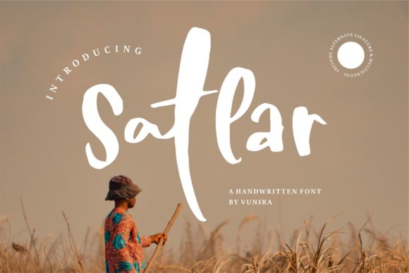 Satlar: A Script Font for Creative Web Design