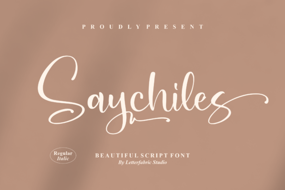 Saychiles: A Handwritten Font for Creative Makers