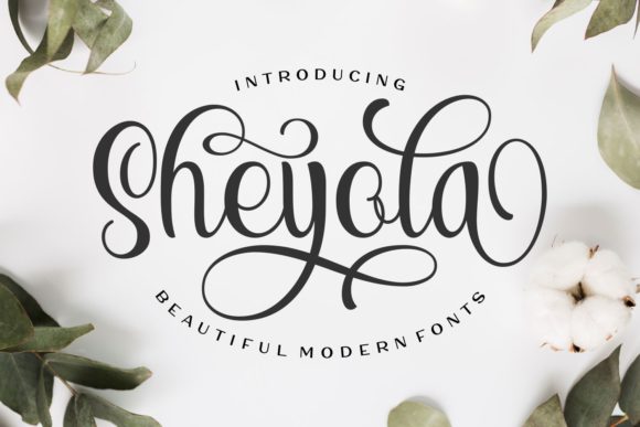 Sheyola: A Script Font for Web Design