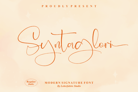 Syntaglori: A Stylish Script Font for Designers