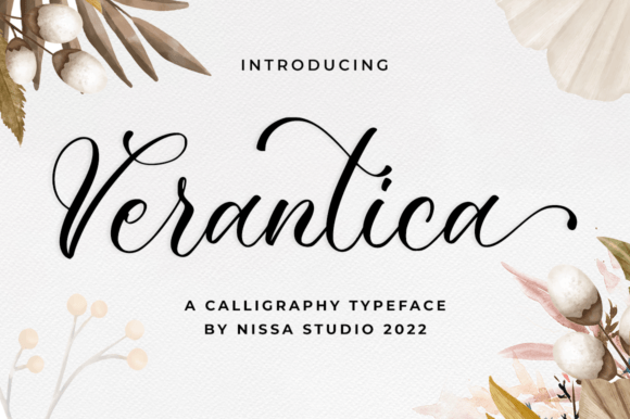 Verantica: A Script Font That Elevates Editorial Design