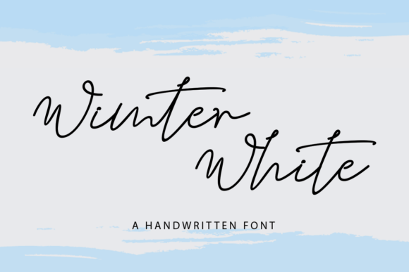Wimter White: A Script Font for Romantic Designs