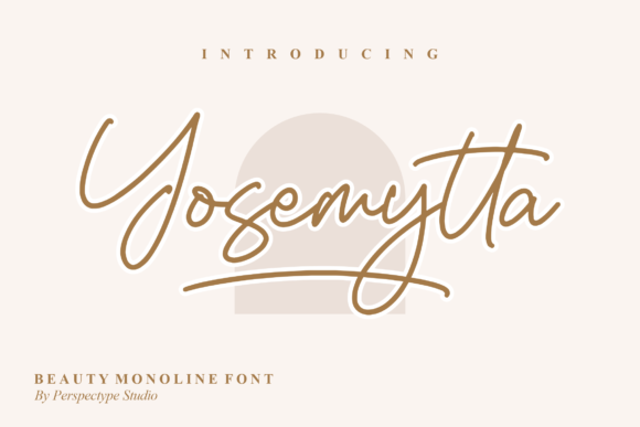 Yosemytta: A Script Font for Elegant Design